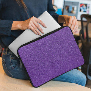 Housse Pour Ordinateur Portable Parties scintillant violette, Étincelle, Arrière -