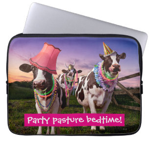 Housse Pour Ordinateur Portable Party 'Til The Cows Come Home
