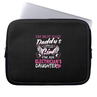 Housse Pour Ordinateur Portable Pas seulement papa petite fille Je suis un cadeau 