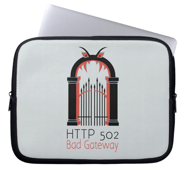 Housse Pour Ordinateur Portable Passage du mauvais de HTTP 502 (Devant)