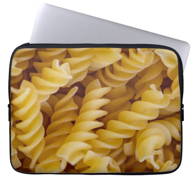 Housse Pour Ordinateur Portable Pasta Fusilli Noodles (Devant)