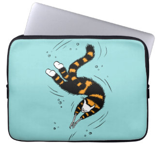 Housse Pour Ordinateur Portable Pastel Goth Chat Skeleton
