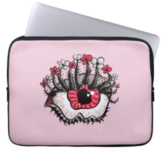 Housse Pour Ordinateur Portable Pastel Goth Oeil Macabre rose Déplaisant Horreur