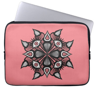 Housse Pour Ordinateur Portable Pastel goth rose déplaisant monstre sorcière