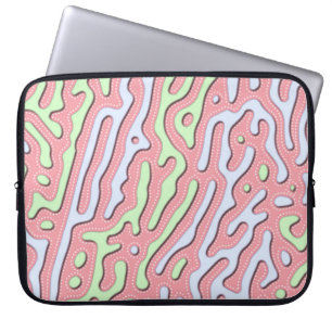 Housse Pour Ordinateur Portable Pastel Kawaii Design Abstrait coloré