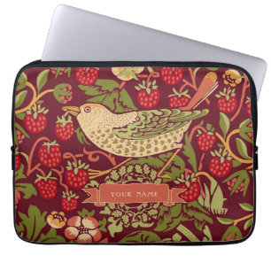 Housse Pour Ordinateur Portable Pastille pour ordinateur William Morris Strawberry