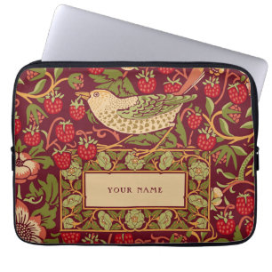 Housse Pour Ordinateur Portable Pastille pour ordinateur William Morris Strawberry