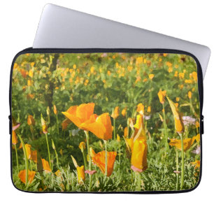 Housse Pour Ordinateur Portable Patch de pavot