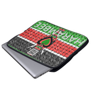 Housse Pour Ordinateur Portable Patrimoine kényan Harambee Rassemblement Cœur W
