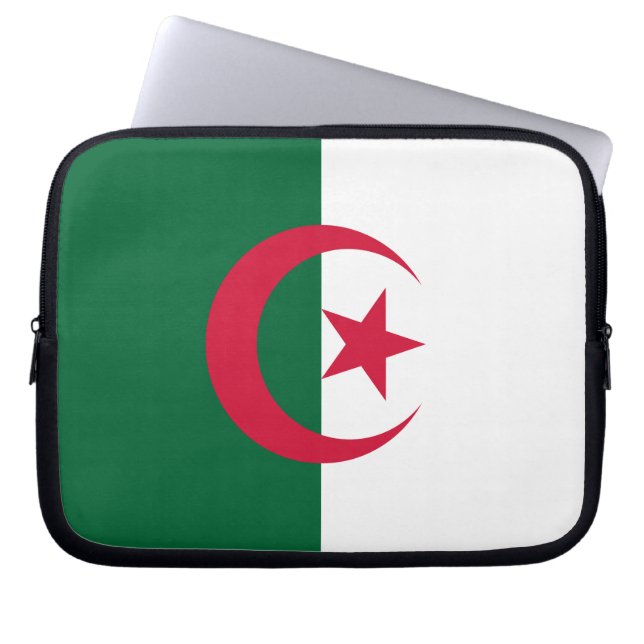 Housse Pour Ordinateur Portable Patriotic Algerian Flag (Devant)