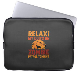 Housse Pour Ordinateur Portable Patrouille de Chien Zombie Halloween