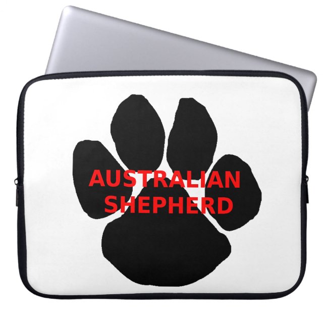 Housse Pour Ordinateur Portable patte de nom aussie (Devant)