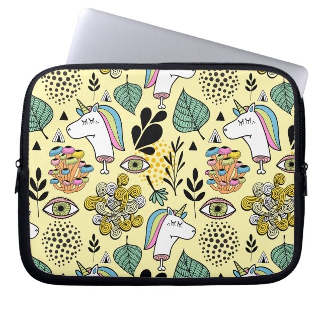 Housse Pour Ordinateur Portable Pauvre licorne (Devant)