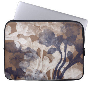 Housse Pour Ordinateur Portable Pays Texture moderne Coton Bleu Design