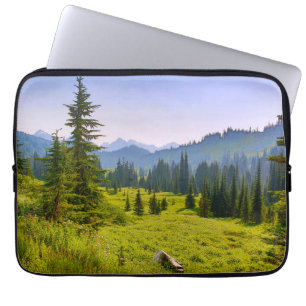 Housse Pour Ordinateur Portable Paysage de montagne et de forêt, État de Washingto
