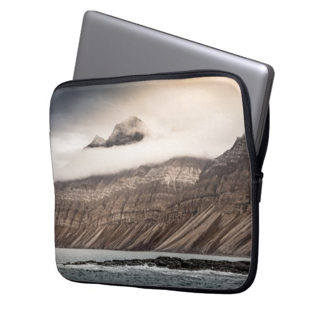 Housse Pour Ordinateur Portable Paysage de Svalbard (devant gauche)