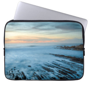 Housse Pour Ordinateur Portable Paysage marin bleu au coucher du soleil, Californi