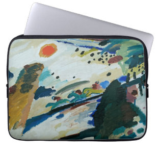 Housse Pour Ordinateur Portable Paysage romantique par Wassily Kandinsky