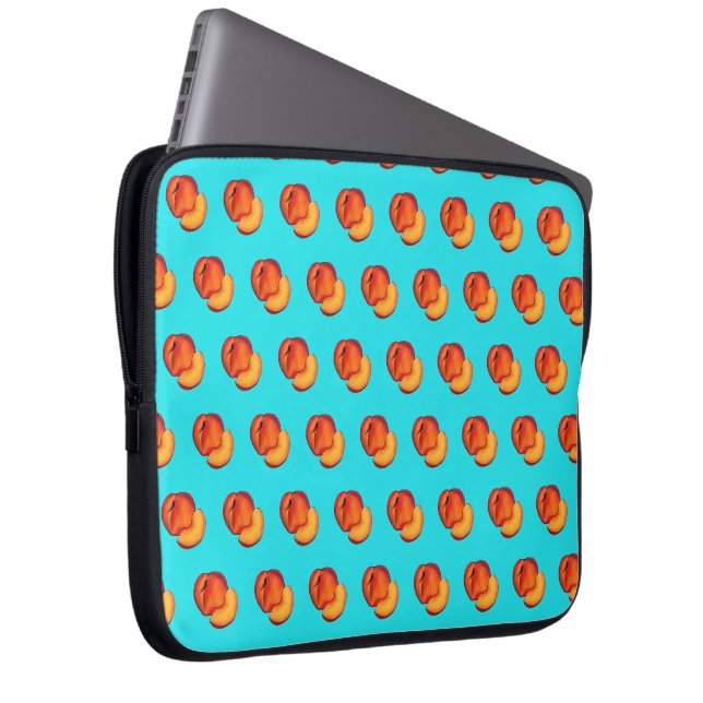 Housse Pour Ordinateur Portable Peach Été Ripe Juicy Georgia Pache Fruit (Devant droit)