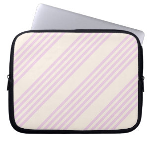 Housse Pour Ordinateur Portable Peaches et crème cinq bandes motif