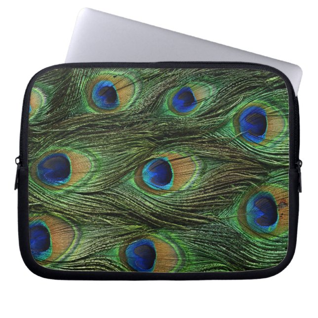 Housse Pour Ordinateur Portable Peacock feather (Devant)