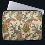 Housse Pour Ordinateur Portable Peacock Motif vintage Art coloré<br><div class="desc">L'oeuvre est un motif détaillé qui présente des paons aux plumes de queue richement colorées, aux teintes bleu, vert et or. Autour des paons sont de grandes fleurs vives, dont des fleurs rouges et roses, entrecoupées de feuillage vert. Le design se répète en douceur, créant une tapisserie vibrante et décorative...</div>