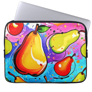 Housse Pour Ordinateur Portable Pears Pop Art