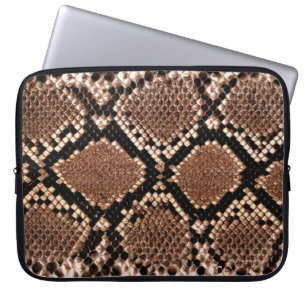 Housse Pour Ordinateur Portable Peau de serpent à sonnette diamanté