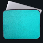 Housse Pour Ordinateur Portable peau en cuir turquoise texture peau<br><div class="desc">peau en cuir turquoise texture peau</div>