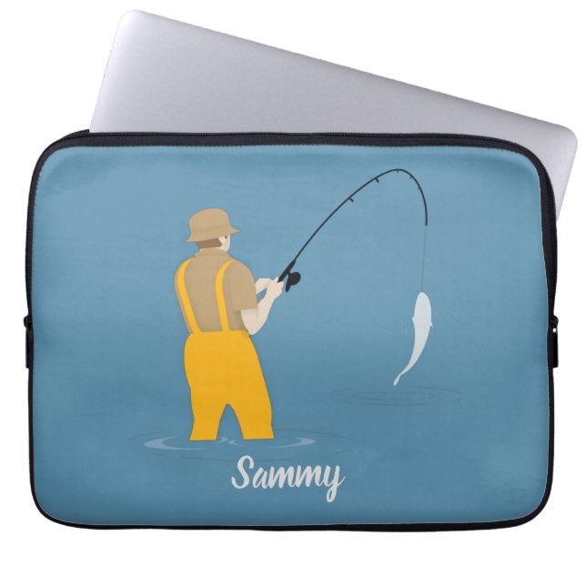 Housse Pour Ordinateur Portable Pêche (Devant)
