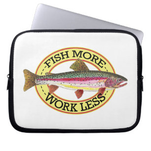 Housse Pour Ordinateur Portable Pêche à la truite arc-en-ciel
