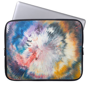 Housse Pour Ordinateur Portable Peinture à l'huile 4K. L'abstraction créative colo