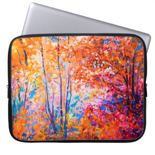 Housse Pour Ordinateur Portable Peinture à l'huile d'origine montrant le beau lan