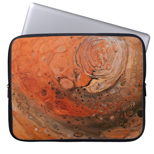 Housse Pour Ordinateur Portable Peinture abstraite orange (Devant)