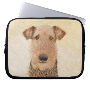 Housse Pour Ordinateur Portable Peinture Airedale Terrier - Cute Original Art