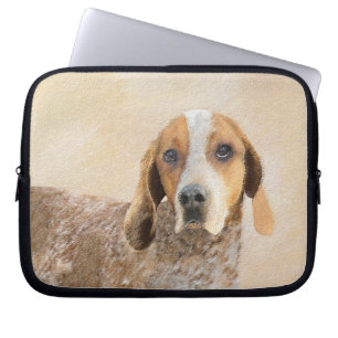 Housse Pour Ordinateur Portable Peinture américaine anglaise sur pilon - Chien Art