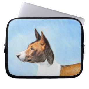 Housse Pour Ordinateur Portable Peinture Basenji - Belle Art Original