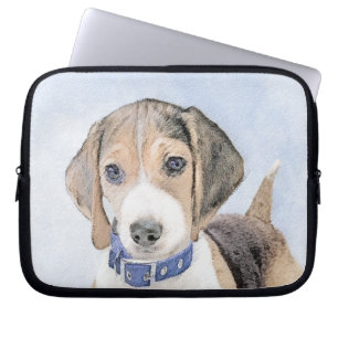 Housse Pour Ordinateur Portable Peinture beagle - Cute Original Chien Art