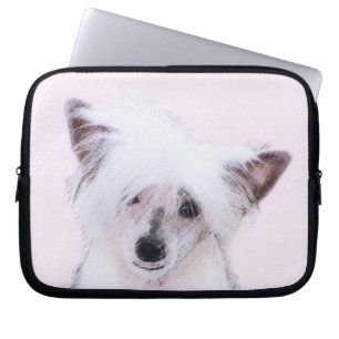 Housse Pour Ordinateur Portable Peinture chinoise en poudre - Art Chien