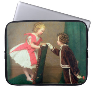 Housse Pour Ordinateur Portable Peinture classique vintage d'enfants victoriens