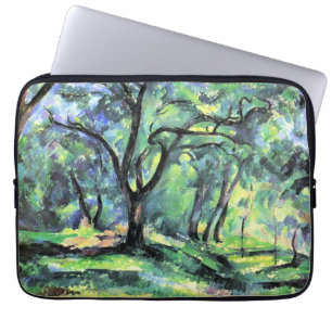 Housse Pour Ordinateur Portable Peinture de Paul Cézanne, Forêt,