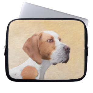 Housse Pour Ordinateur Portable Peinture de pointeur - jolie art original de chien