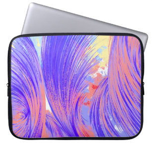 Housse Pour Ordinateur Portable Peinture et plumes