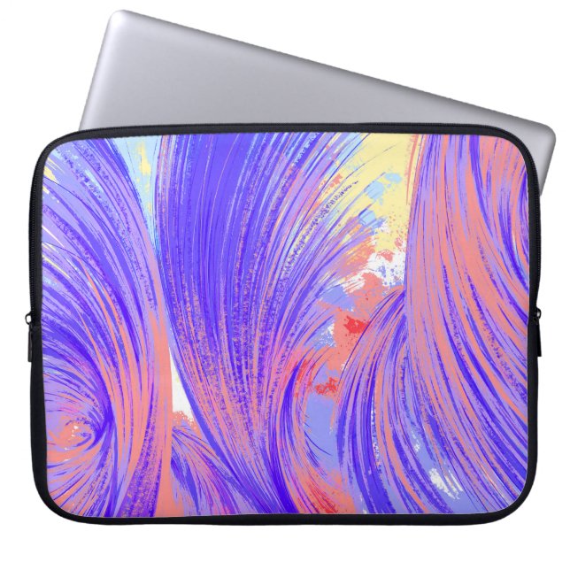 Housse Pour Ordinateur Portable Peinture et plumes (Devant)