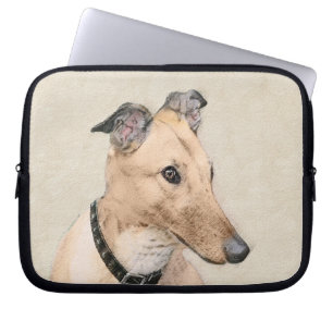 Housse Pour Ordinateur Portable Peinture Greyhound - Cute Original Chien Art