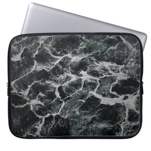 HOUSSE POUR ORDINATEUR PORTABLE PEINTURE GRIS ET NOIR