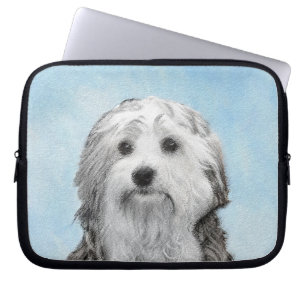 Housse Pour Ordinateur Portable Peinture Lowchen - Cute Original Chien Art