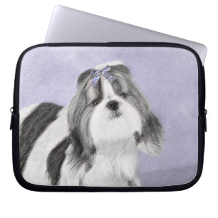 Housse Pour Ordinateur Portable Peinture Shih Tzu - Cute Original Chien Art