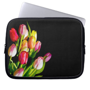 Housse Pour Ordinateur Portable Peinture Tulip - Art Fleur original