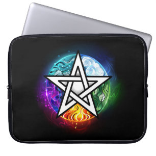 Housse Pour Ordinateur Portable pentagramme du Wiccan